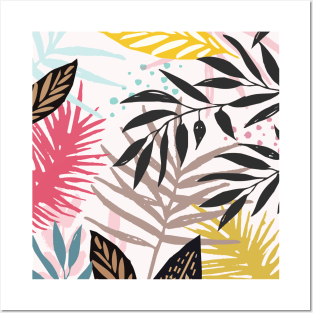 Abstract Tropical Posters and Art